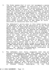 Steven Sitler: Rule 11 Plea Agreement, page 2