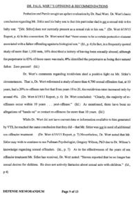 Steven Sitler Defense Memorandum, page 9