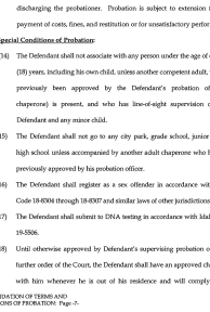 Consolidation of Terms and Conditions of Probation page 7