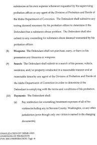 Consolidation of Terms & Conditions of Probation upon Reconsideration page 4