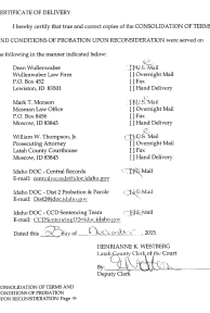 Consolidation of Terms & Conditions of Probation upon Reconsideration page 9